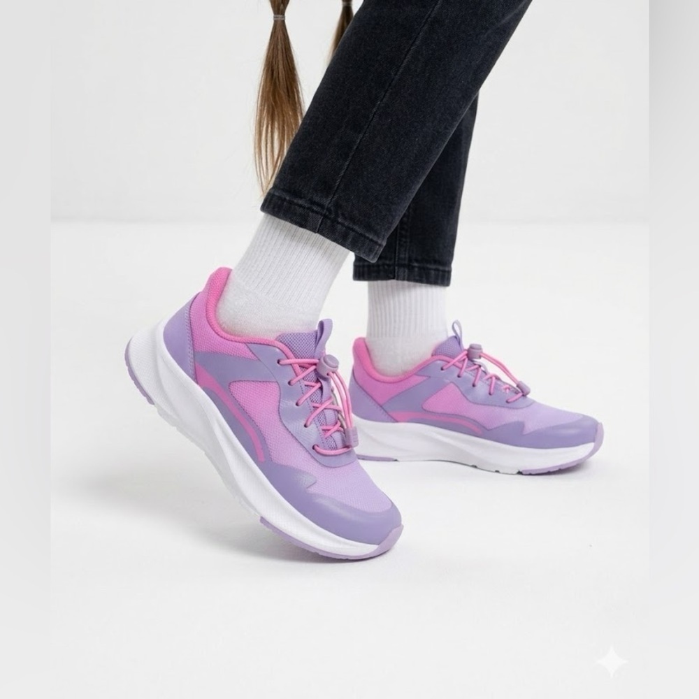 Athletic Works Pink and Purple Kids Sneakers
